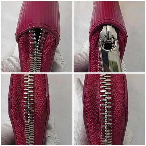 Auth Louis Vuitton Epi Bordeaux Neverfull MM Tote And Wallet Bundle - Picture 15 of 15